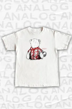 Daisy Street ANALOG HUG A BEAR DAY COLLECTION: HUG ME TEDDY RELAXED T-SHIRT-Women T-Shirts