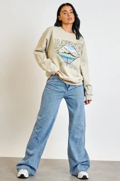 Daisy Street Bayview Sweatshirt-Women Hoodies & Sweatshirts
