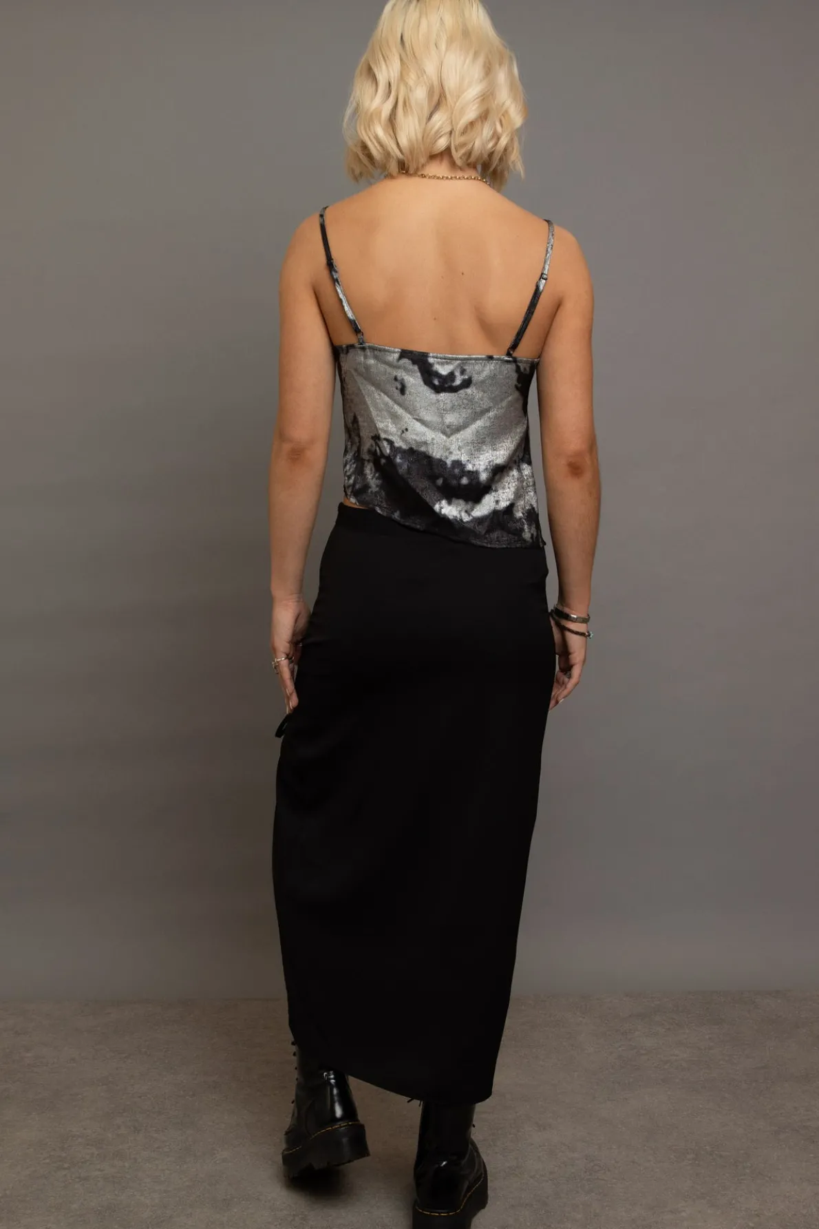 Daisy Street Midi Skirt With Bows-Women Partywear | Skirts