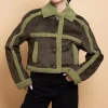 Daisy Street Borg Detail Cropped Jacket-Women Jackets