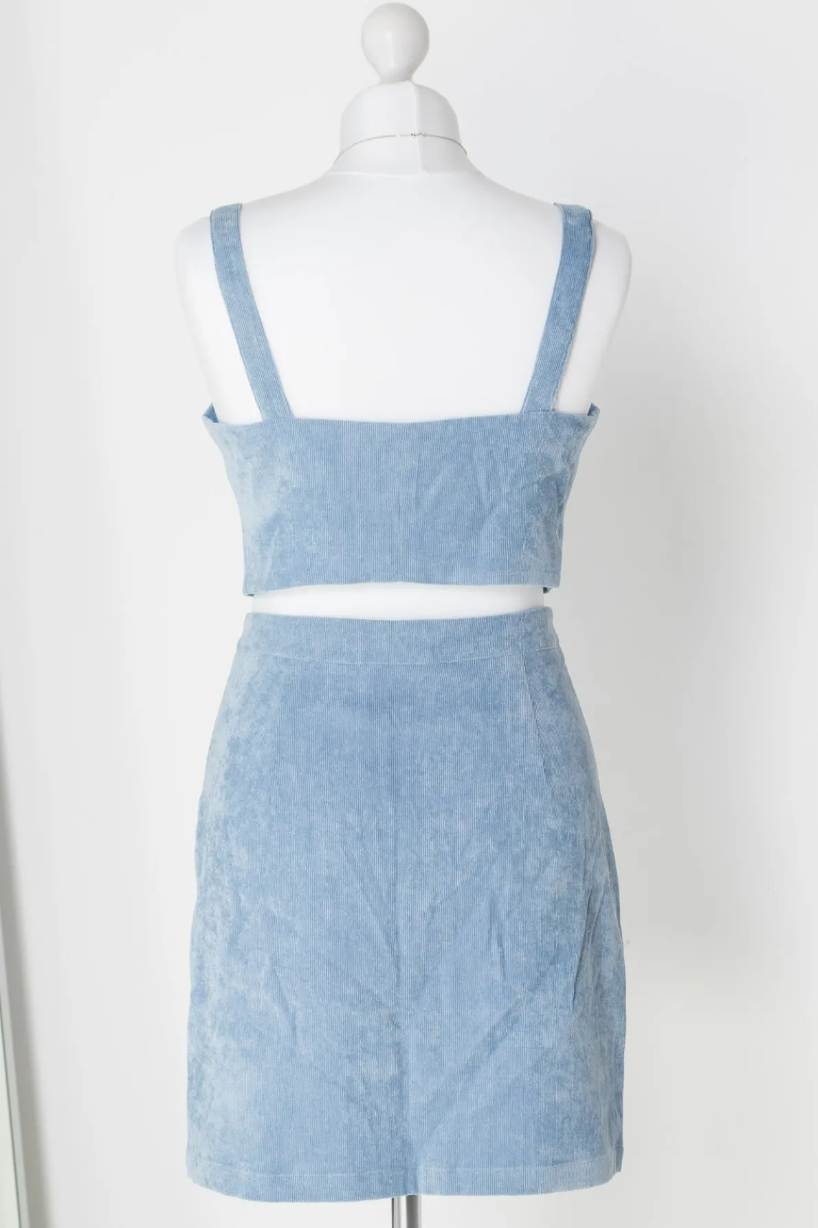 Daisy Street Button Up Mini Skirt in Cord-Women Skirts