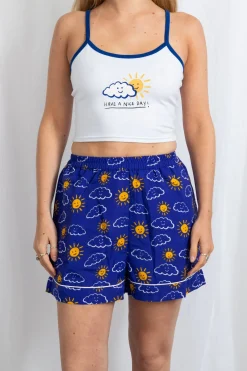 Daisy Street Cami Pyjama Set-Women Hoodies & Sweatshirts