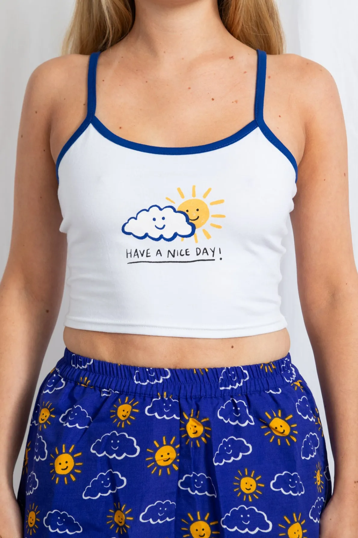 Daisy Street Cami Pyjama Set-Women Hoodies & Sweatshirts