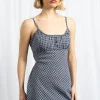 Daisy Street Check Tie Back Cami Dress-Women Dresses