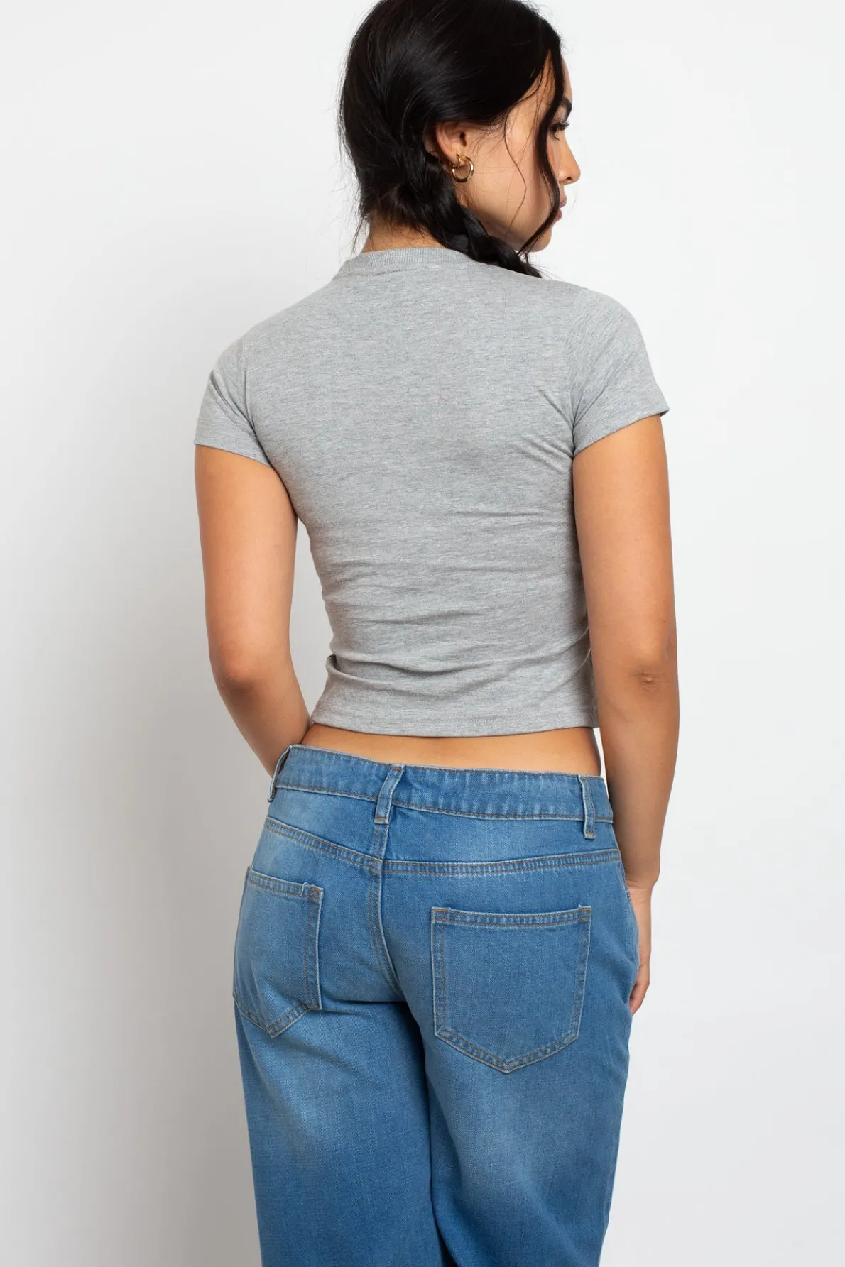 Daisy Street Cherry Baby Tee-Women Tops | T-Shirts