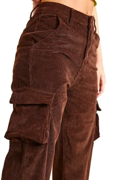 Daisy Street Cord Combat Trouser-Women Trousers