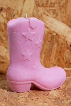 Daisy Street Cowboy Boot Candle- Homeware