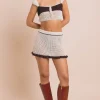 Daisy Street Crochet Mini Skirt-Women Dresses