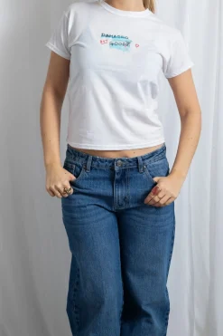 Daisy Street Damaged But Goods Baby Tee-Women Tops | T-Shirts