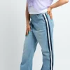 Daisy Street Jeans with Stripe-Women Trousers