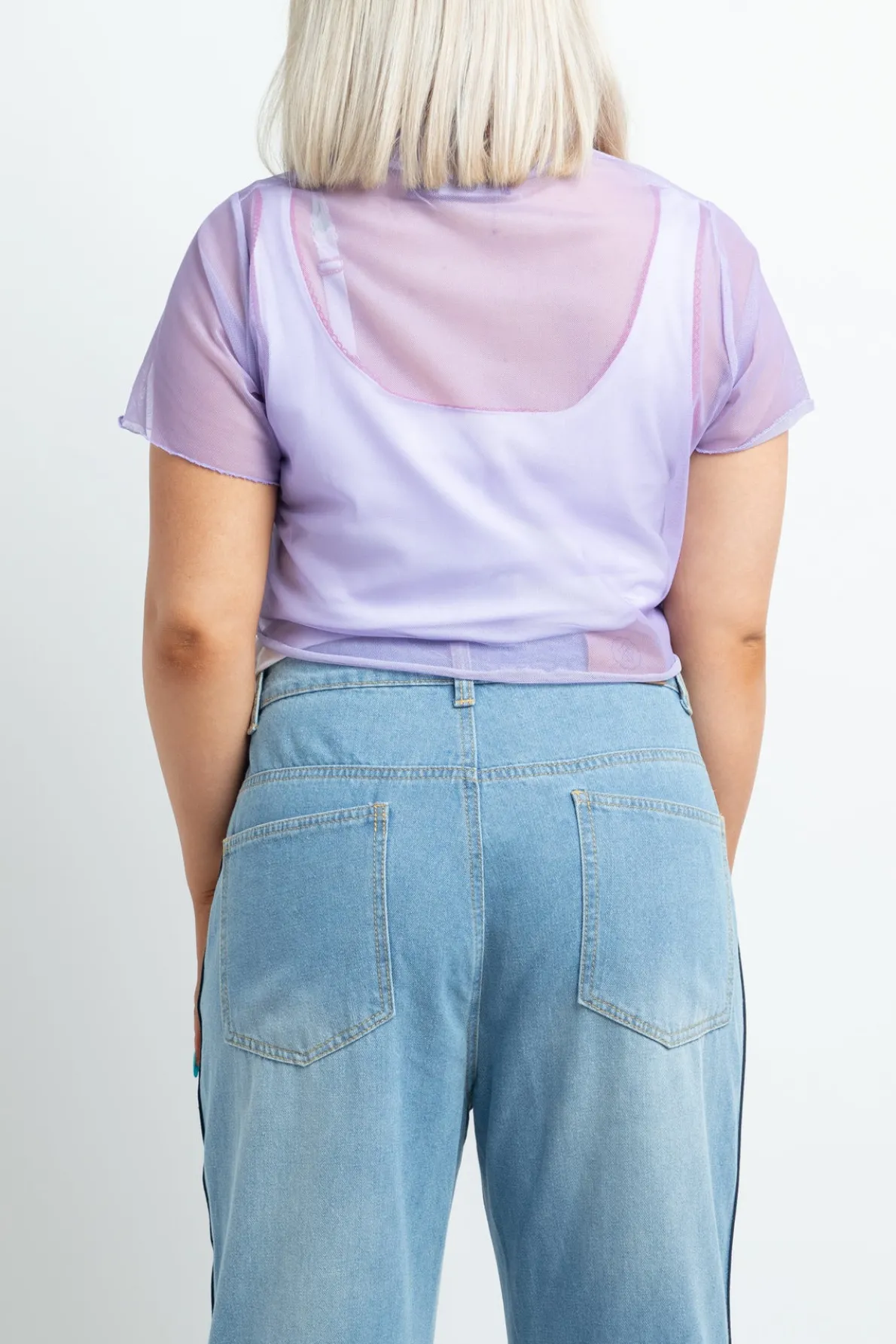 Daisy Street Jeans with Stripe-Women Trousers
