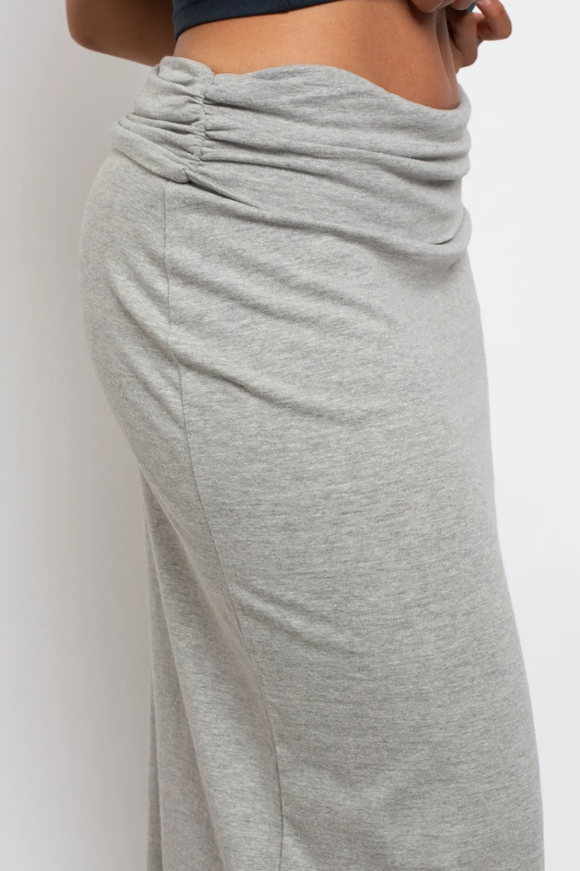 Daisy Street Fold Over Waistband Maxi Skirt-Women Skirts