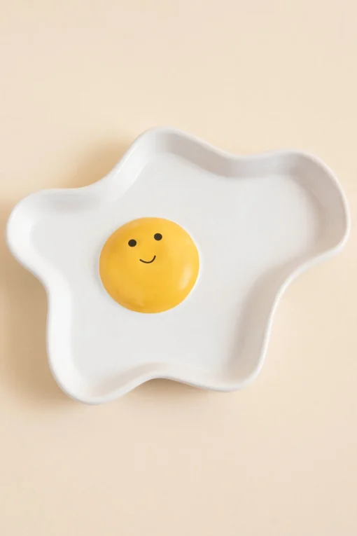Daisy Street Fried Egg Trinket Tray- Accessories | Homeware