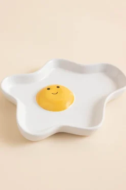Daisy Street Fried Egg Trinket Tray- Accessories | Homeware