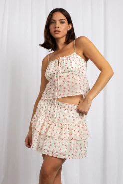 Daisy Street Gathered Cami Top-Women Tops