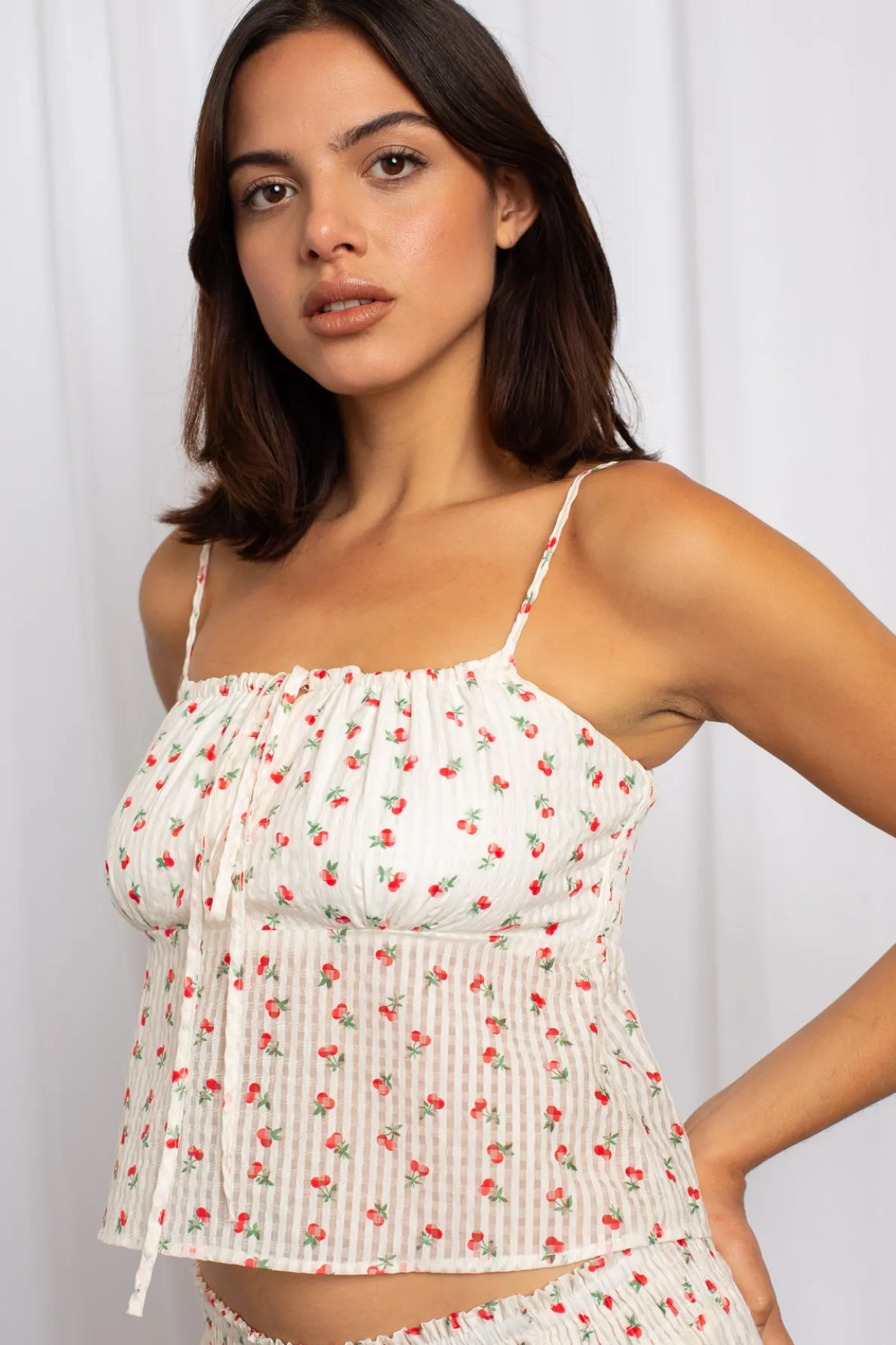 Daisy Street Gathered Cami Top-Women Tops