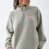 Daisy Street Half Zip Sweater With Piping Detail-Women Tops | Hoodies & Sweatshirts