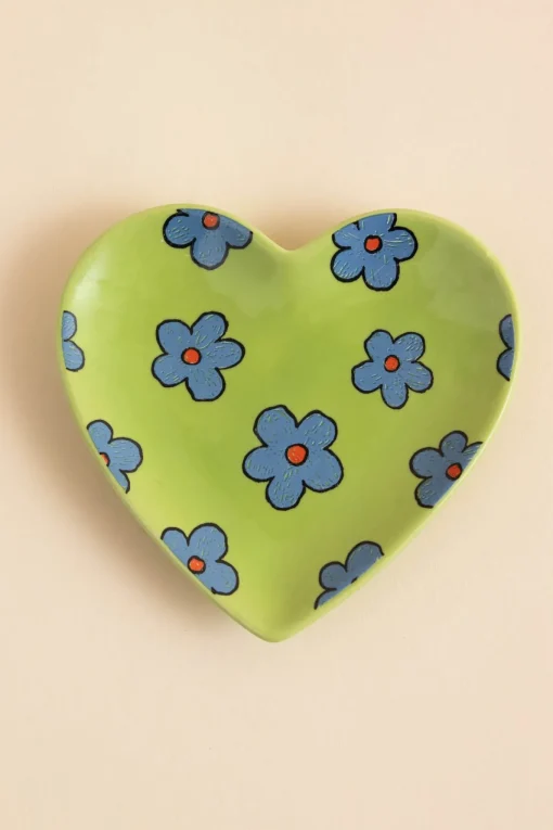 Daisy Street Heart Shaped Trinket Tray- Accessories | Homeware
