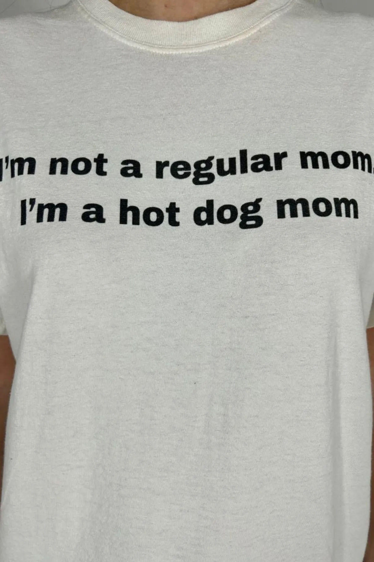 Daisy Street I'm Not A Regular Mom, I'm A Hot Dog Mom Tee-Women T-Shirts