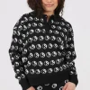 Daisy Street Knitted Yin and Yang Jumper-Women Hoodies & Sweatshirts