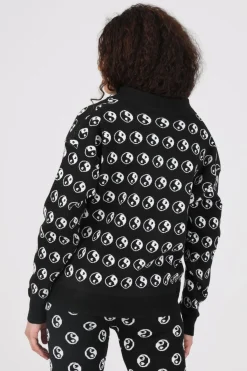 Daisy Street Knitted Yin and Yang Jumper-Women Hoodies & Sweatshirts