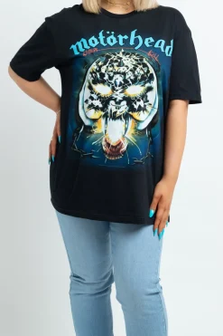 Daisy Street Licensed Motorhead T-Shirt in-Women Tops