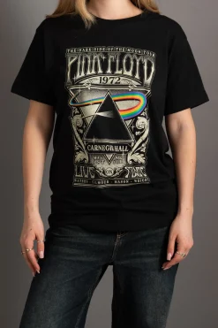 Daisy Street Licensed Pink Floyd 'Carnegie Hall' T-Shirt-Women Band Tees | T-Shirts