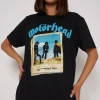 Daisy Street Licensed Relaxed T-Shirt With Motorhead Print-Women T-Shirts