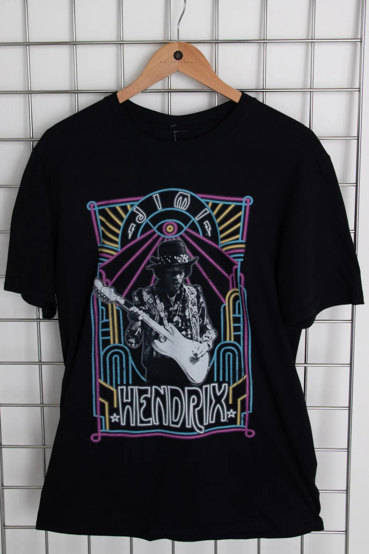 Daisy Street Licensed Relaxed T-Shirt With Jimi Hendrix Print-Women T-Shirts