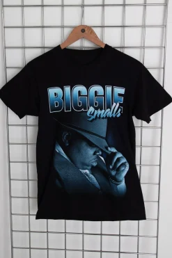 Daisy Street Licensed Relaxed T-Shirt With Biggie Smalls Print-Women T-Shirts