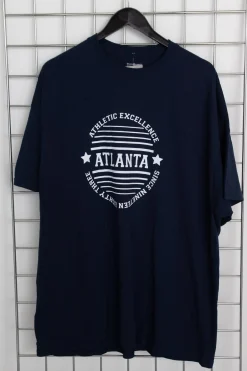 Daisy Street Licensed Relaxed T-Shirt With Atlanta Print-Women T-Shirts