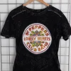 Daisy Street Licensed Relaxed T-Shirt With The Beatles Lonely Hearts Print-Women T-Shirts