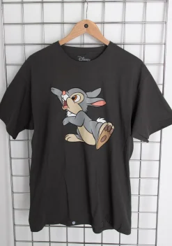 Daisy Street Licensed Relaxed T-Shirt With Thumper From Bambi Print-Women T-Shirts
