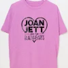 Daisy Street Licensed Relaxed T-Shirt With Joan Jett Print-Women T-Shirts