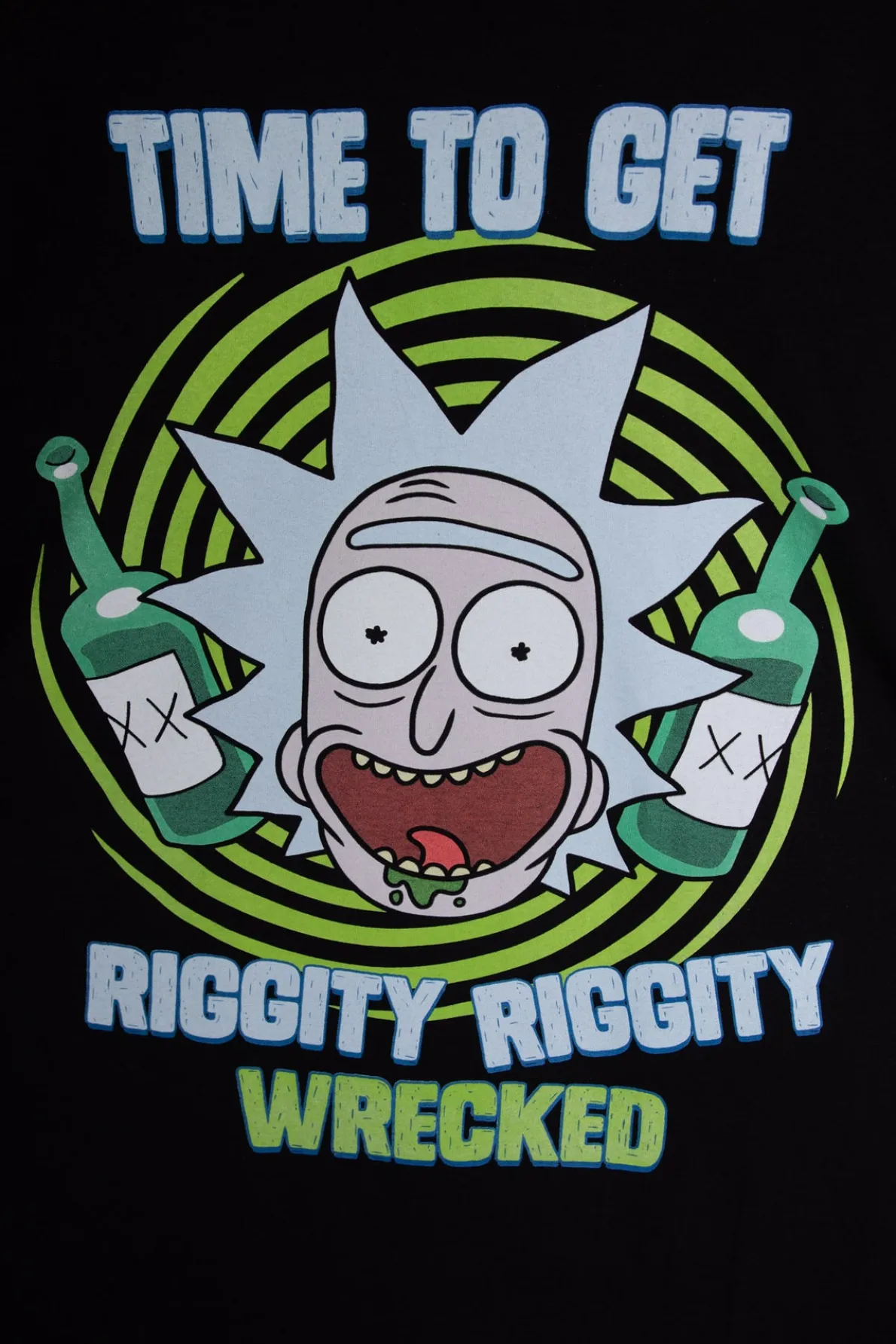 Daisy Street Licensed Relaxed T-Shirt With Rick and Morty Print-Women T-Shirts