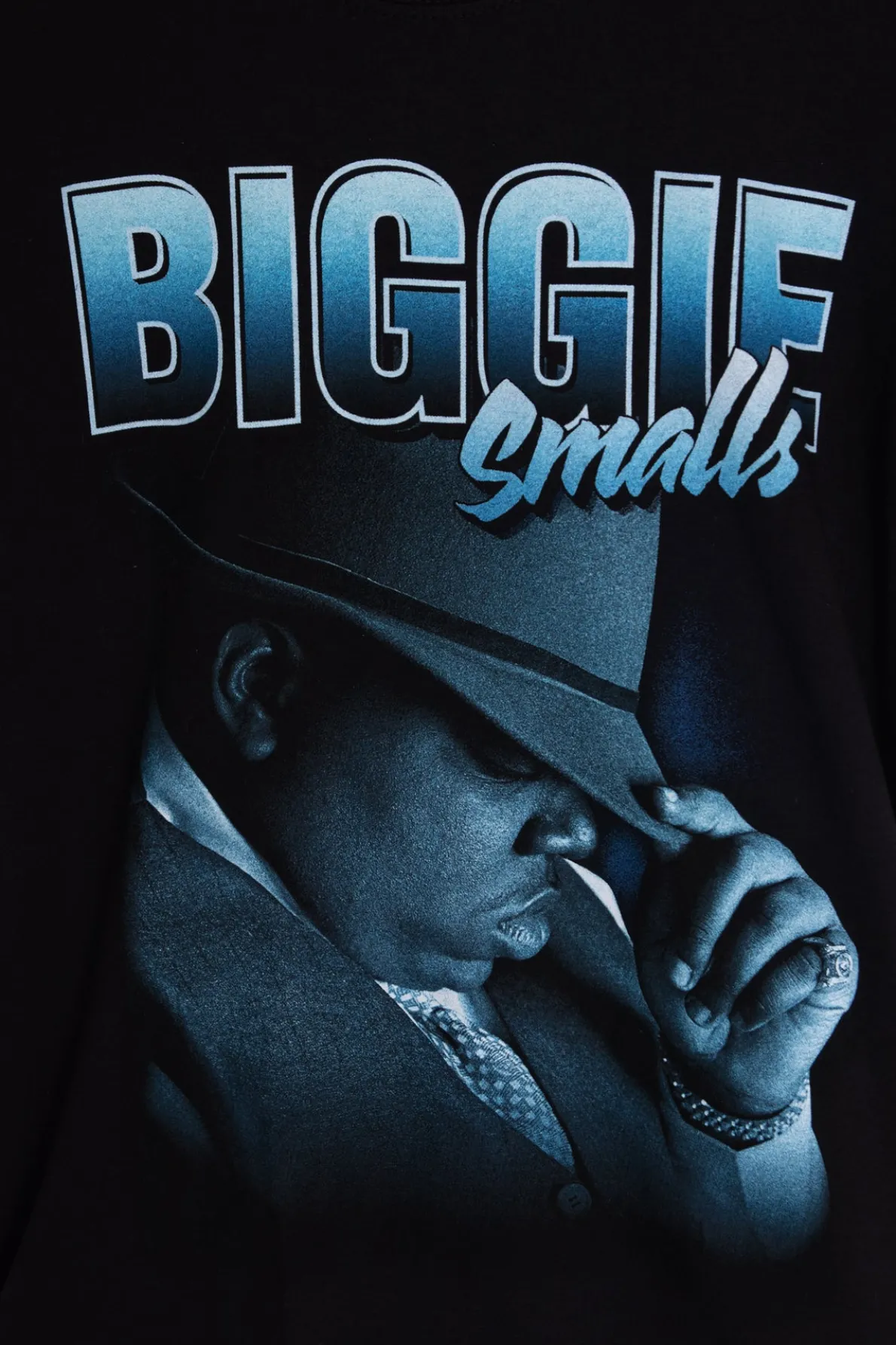 Daisy Street Licensed Relaxed T-Shirt With Biggie Smalls Print-Women T-Shirts