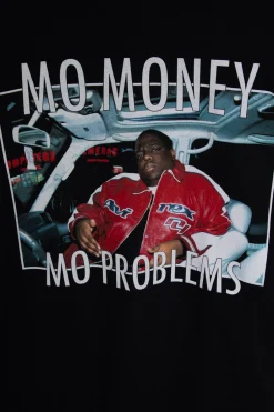 Daisy Street Licensed Relaxed T-Shirt With Biggie 'Mo Money Mo Problems' Print-Women T-Shirts