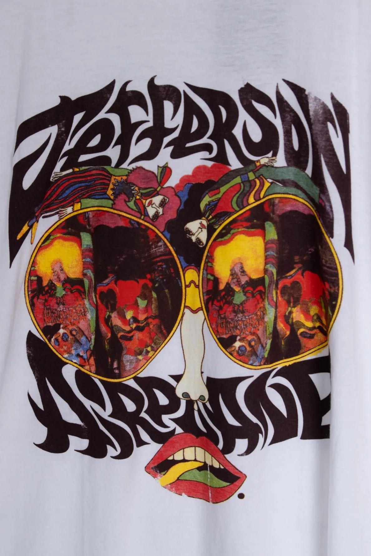 Daisy Street Licensed Relaxed T-Shirt With Jefferson Airplane Print-Women T-Shirts