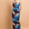Daisy Street Mesh Strapless Maxi Dress-Women Partywear | Dresses