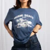 Daisy Street Miami Beach Graphic T-Shirt-Women Tops | T-Shirts