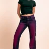 Daisy Street Mid Rise Fitted Jeans With Two Tone Wash-Women Trousers