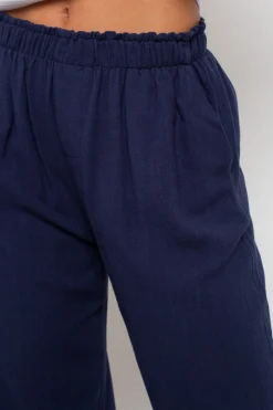 Daisy Street Mid Rise Wide Leg Joggers-Women Trousers