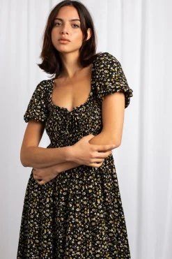 Daisy Street Midaxi Floral Dress-Women Dresses