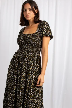 Daisy Street Midaxi Floral Dress-Women Dresses