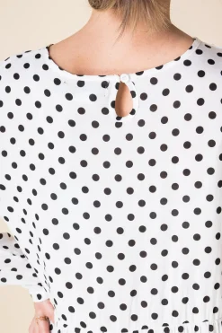 Daisy Street Midaxi Smock Dress in Spot Print-Women Dresses