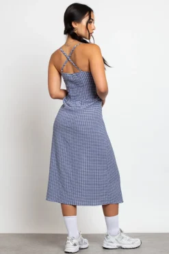 Daisy Street Midi Dress With Milkmaid Bust And Shirred Back-Women Dresses