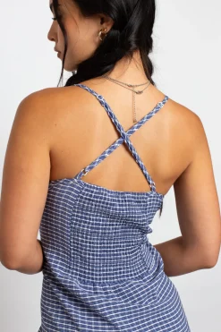 Daisy Street Midi Dress With Milkmaid Bust And Shirred Back-Women Dresses