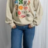 Daisy Street Multi Graphic Oversized Sweat-Women Hoodies & Sweatshirts