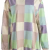Daisy Street Patch Sweatshirt-Women Hoodies & Sweatshirts