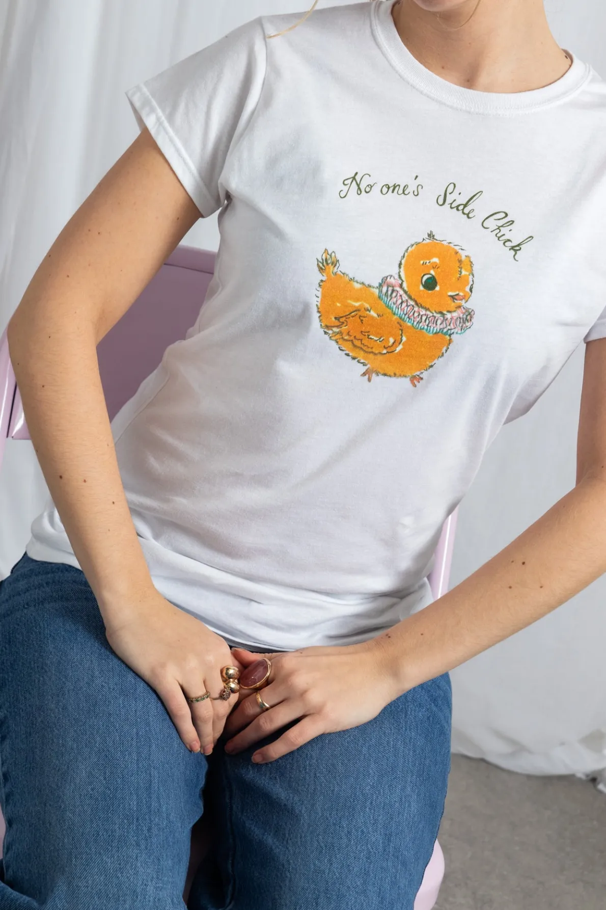 Daisy Street No One's Side Chick Tee-Women Tops | T-Shirts